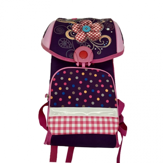 Polka Dot Printed School Backpack